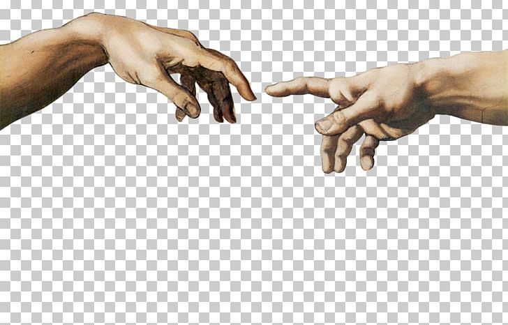 The Creation Of Adam Sistine Chapel Ceiling Renaissance PNG