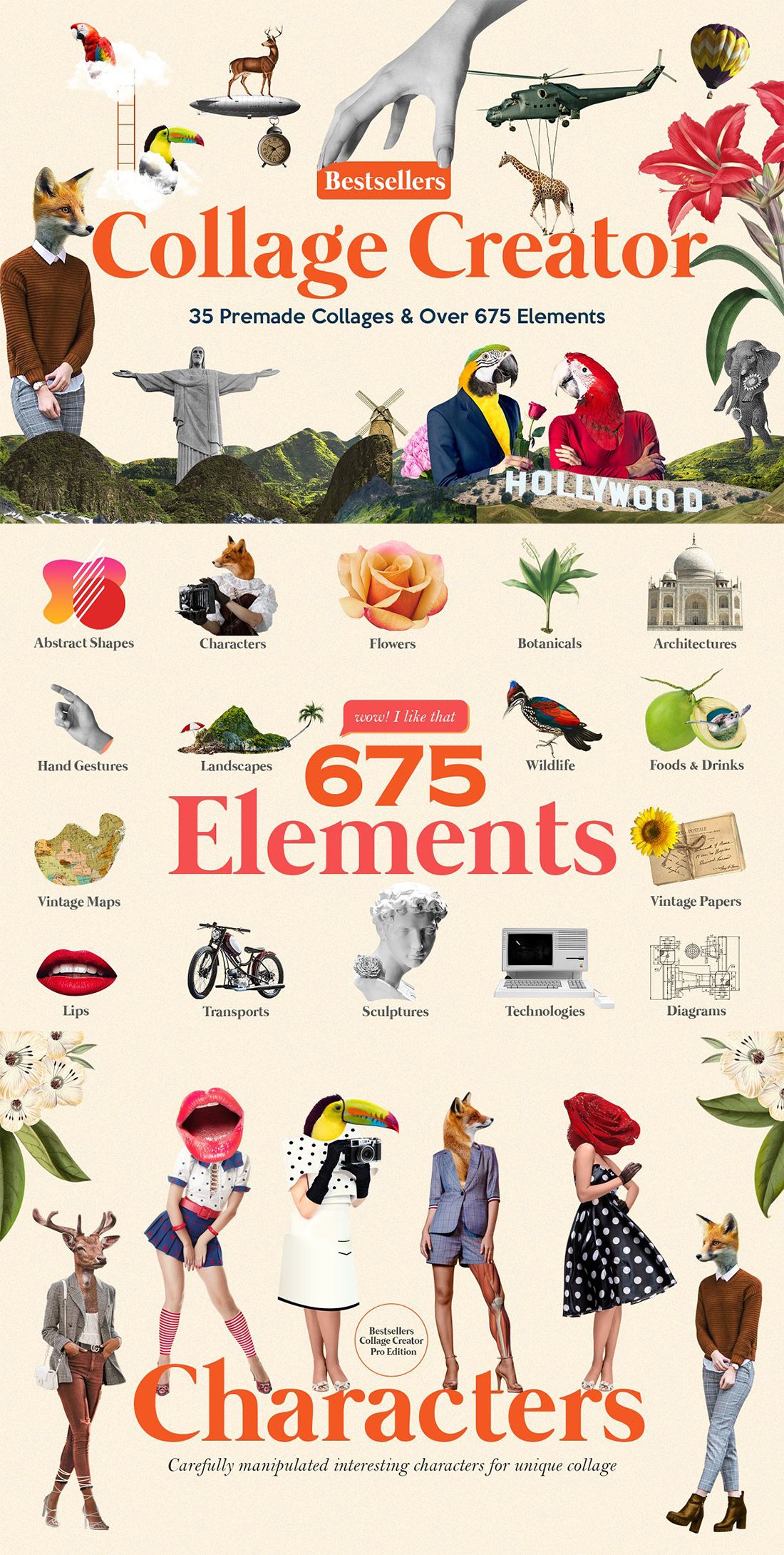 Bestsellers Collage Creator