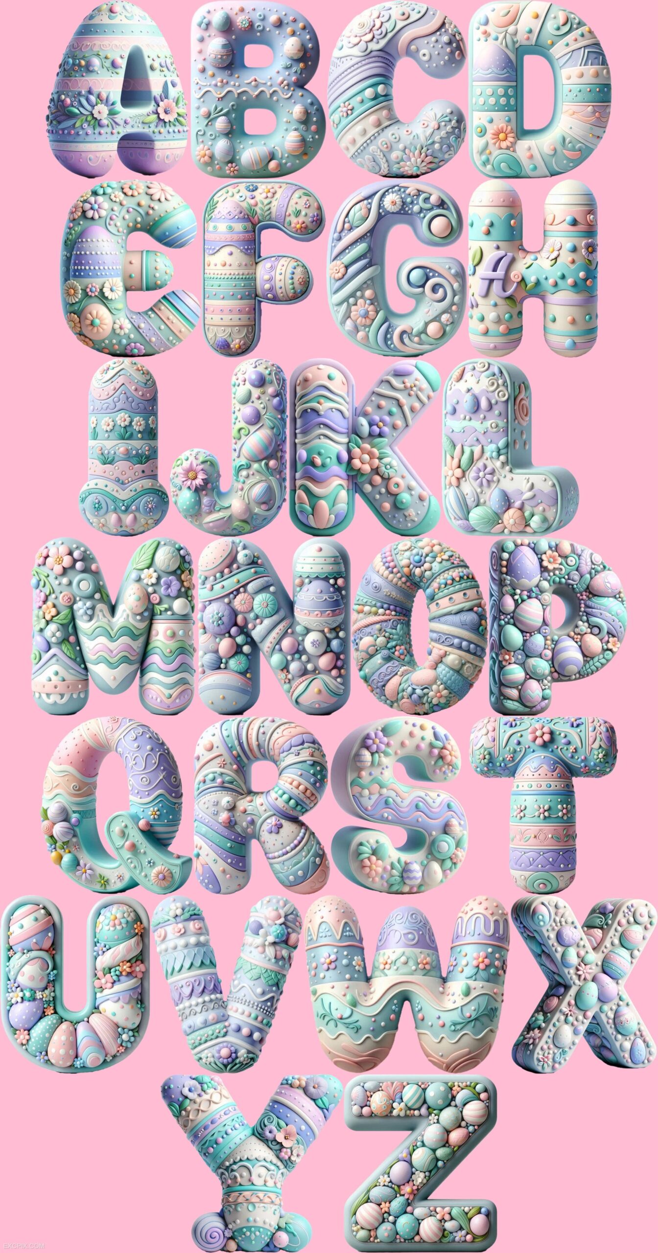 Eggy easter text maker and download as png file online