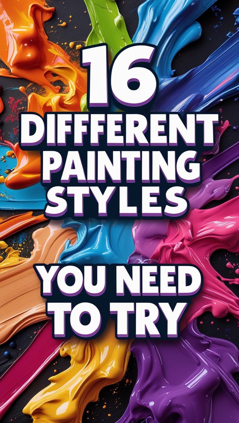 6 Different Painting Styles You Need to Try (Your Art Will Thank You!)