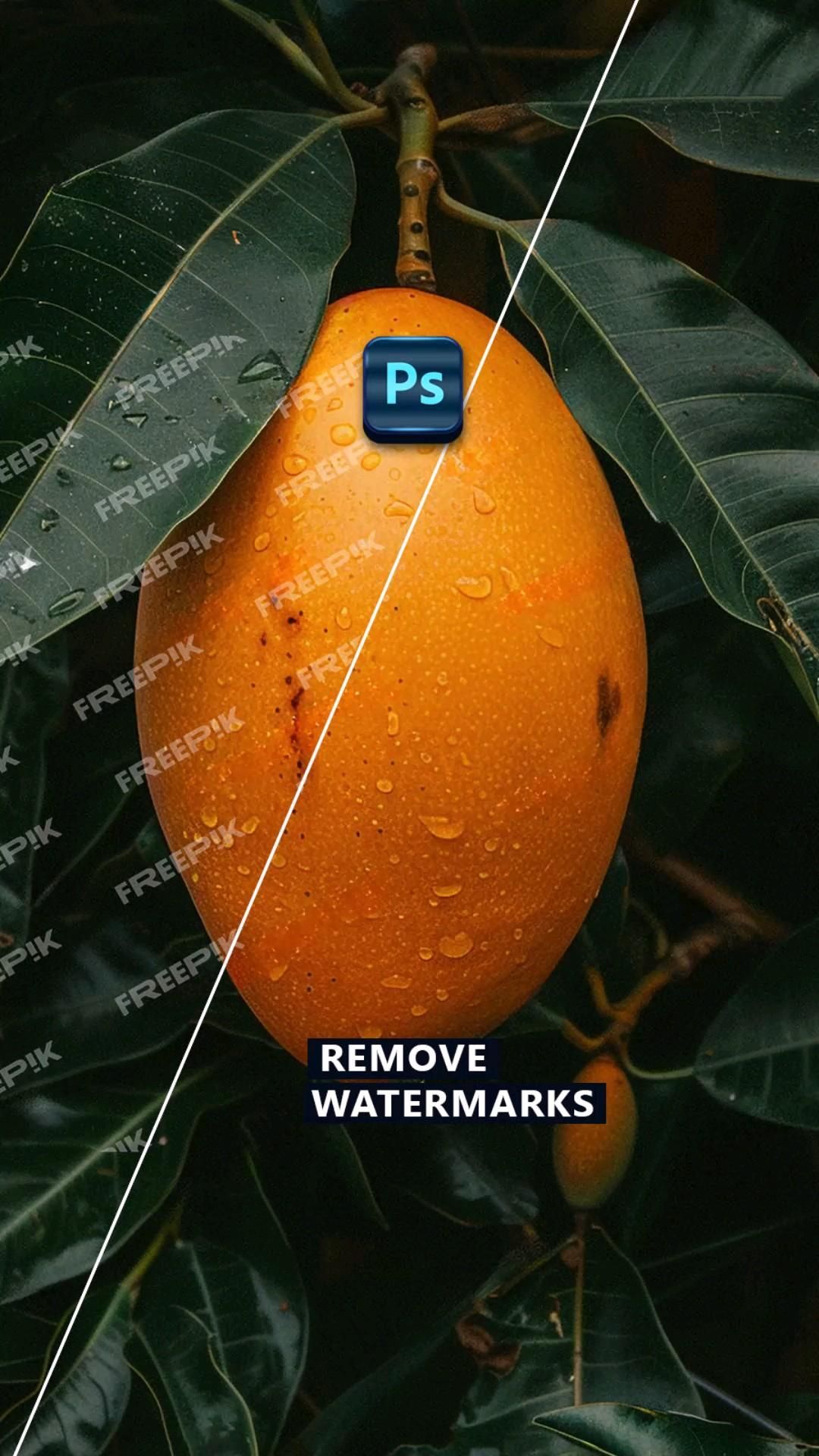 How to remove watermark in Photoshop