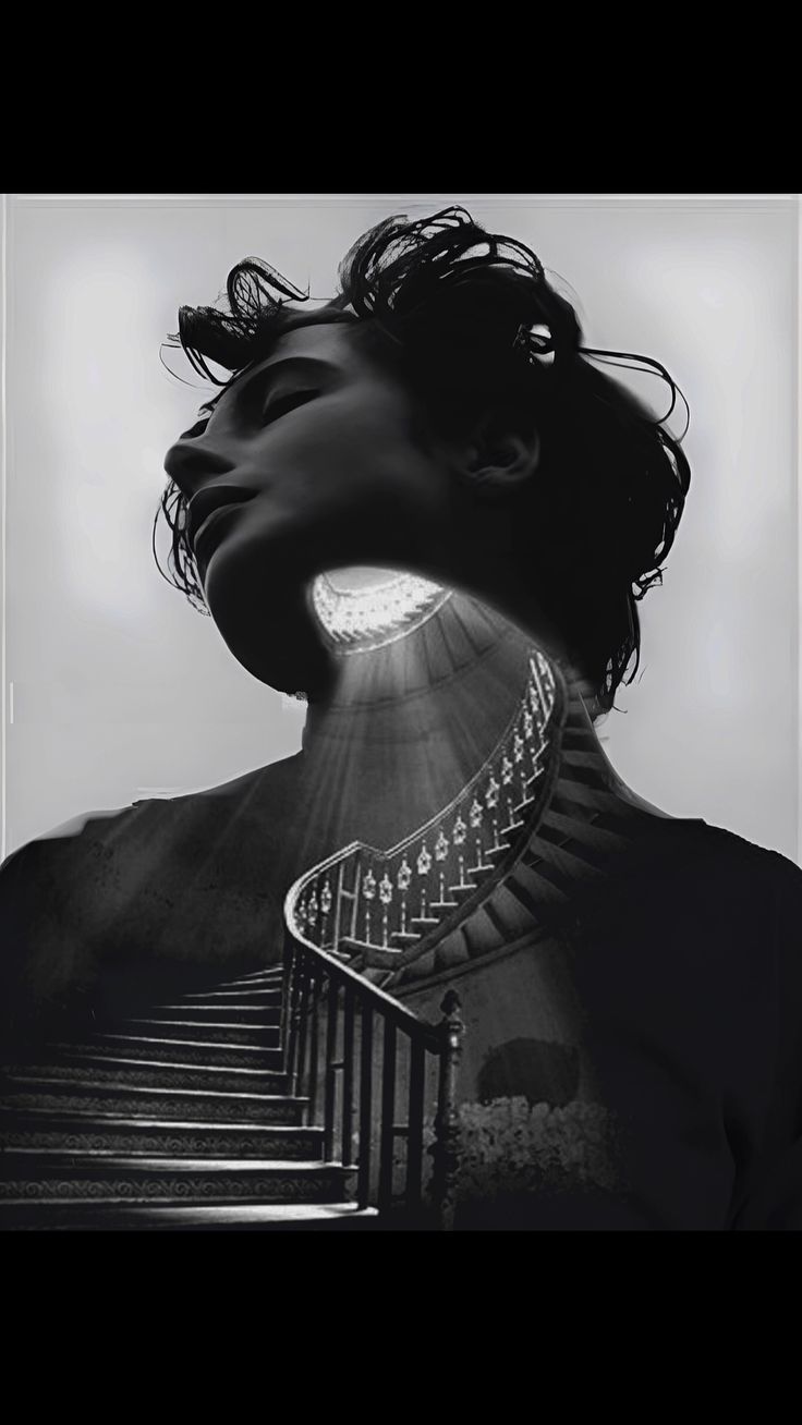 Staircase double exposure edit