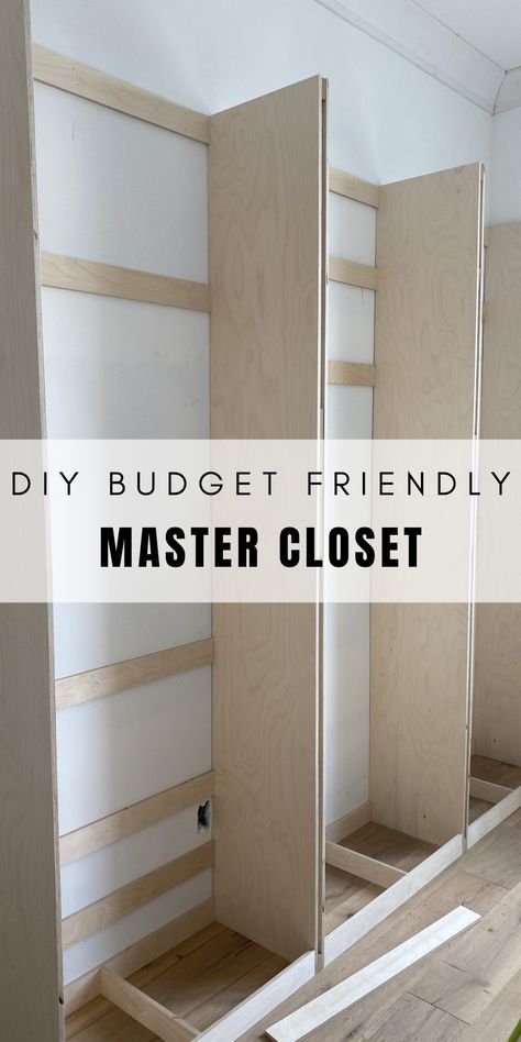 How to Easily Build a Custom DIY Closet with Plywood