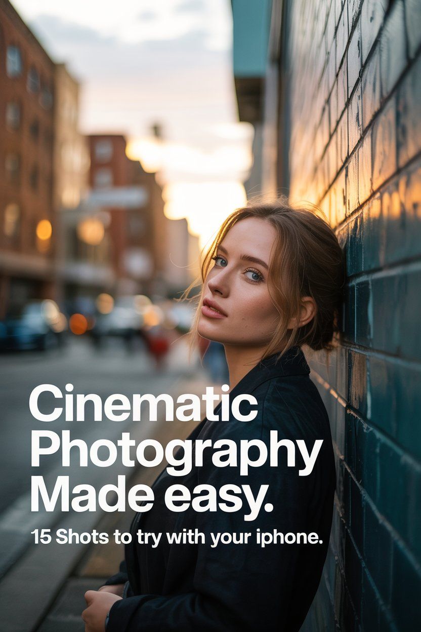 How to Take Cinematic Photos with Your iPhone (15 Easy Shot Ideas)