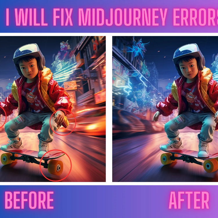 I will fix midjourney errors and mistakes with invoke ai  inpainting or photoshop