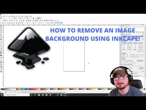 How to remove the background from an image using Inkscape