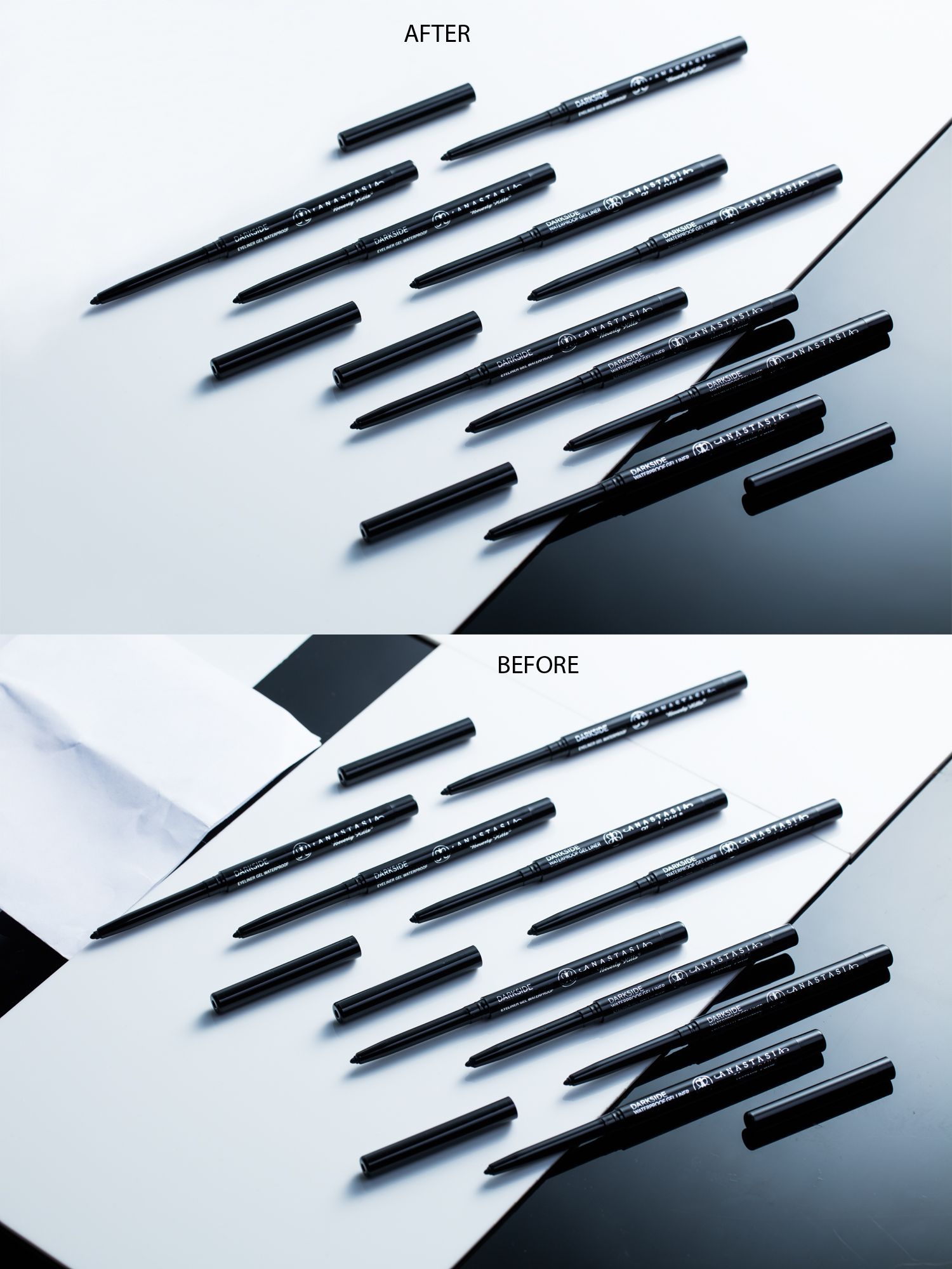 Flat Lay Background Cleanup for Makeup & Skincare Products