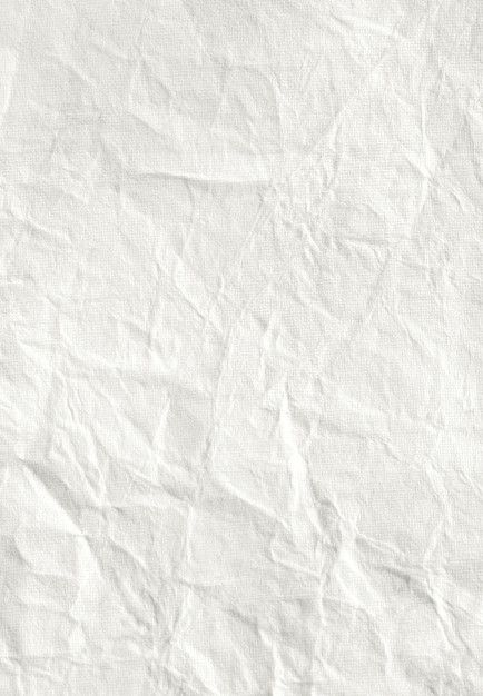 White crumpled paper sheet, background for design | Premium Photo