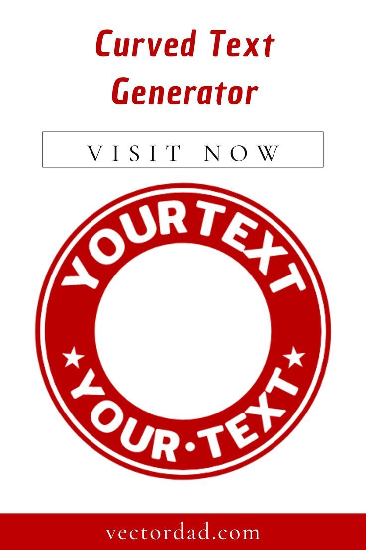 Curved Text Generator: Circular Text Effects –  curved text app