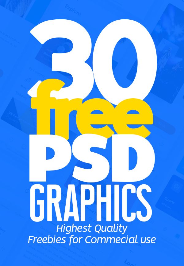 Free PSD Files: Download 30 Fresh Free PSD Graphics for Amazing UI/UX – Graphic Design Junction