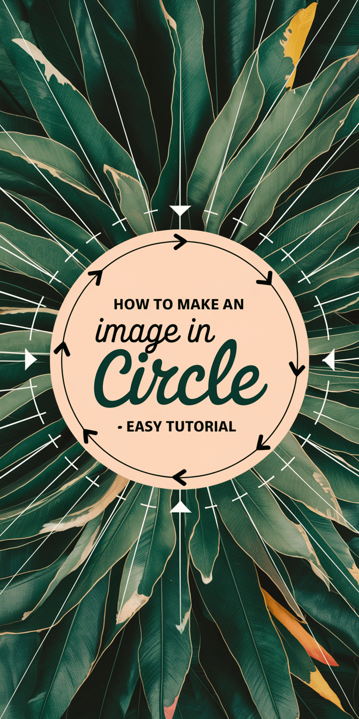 How To Make An Image A Circle In Canva – Easy Tutorial