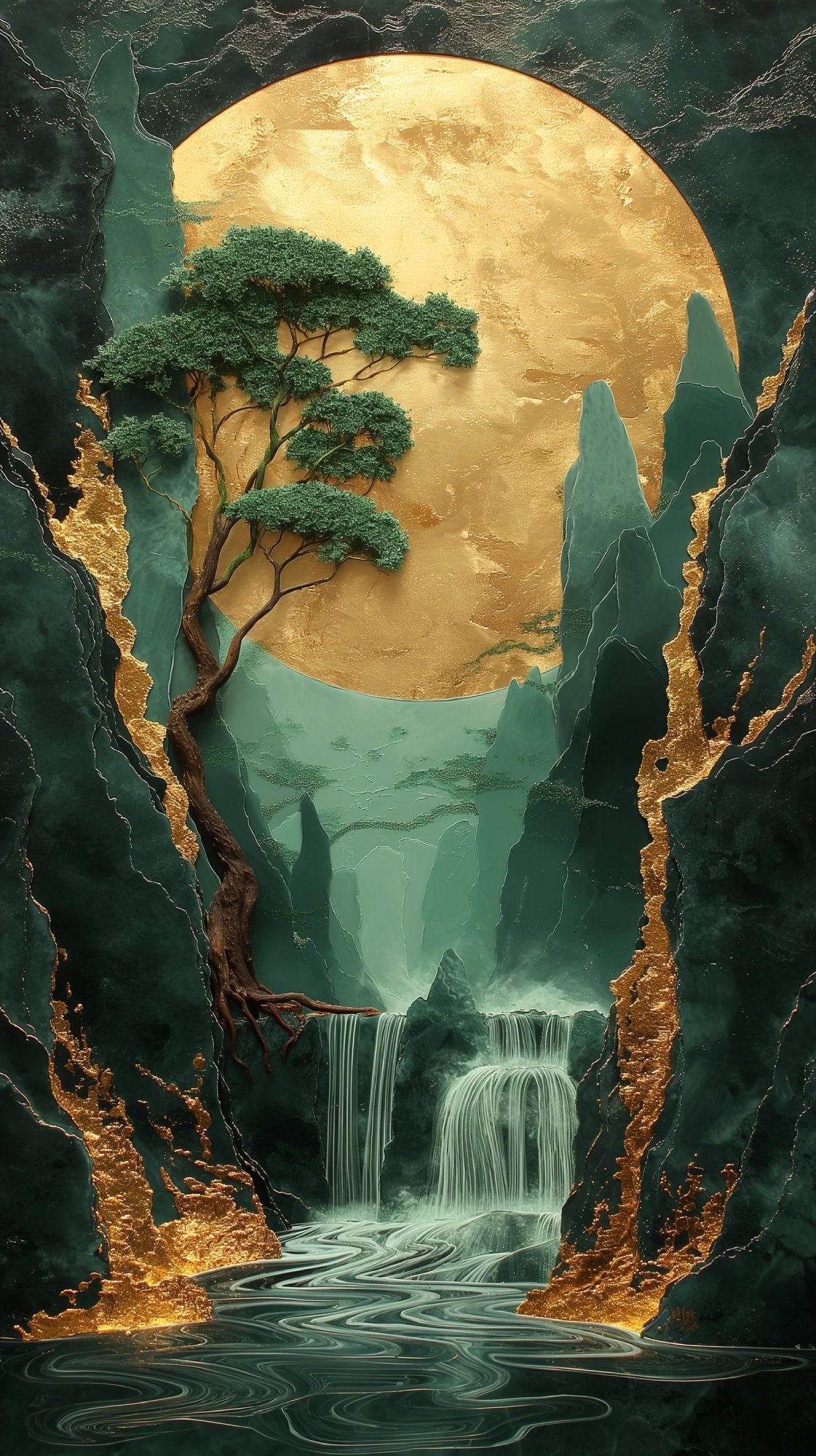 Enchanted Realms: Art Nouveau and Surreal Landscapes 1