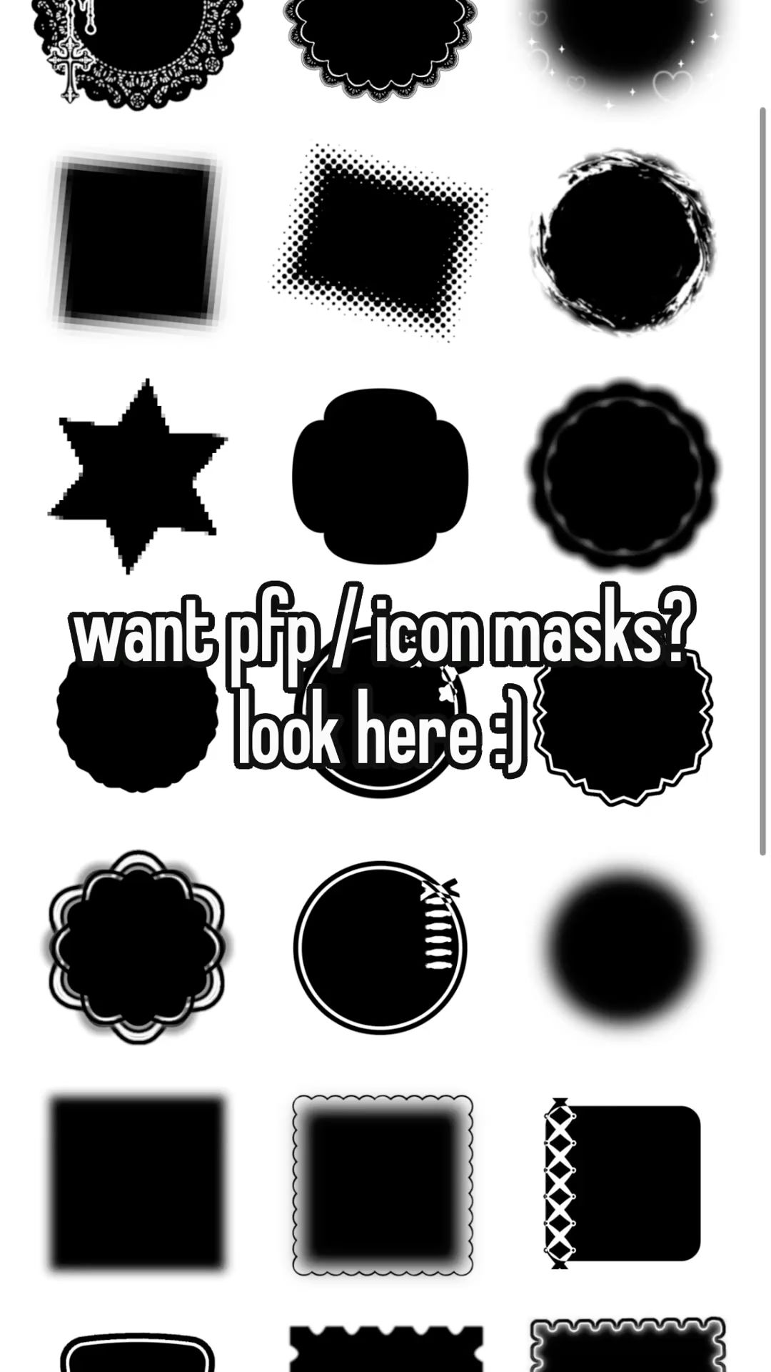 pfp masks / icon masks