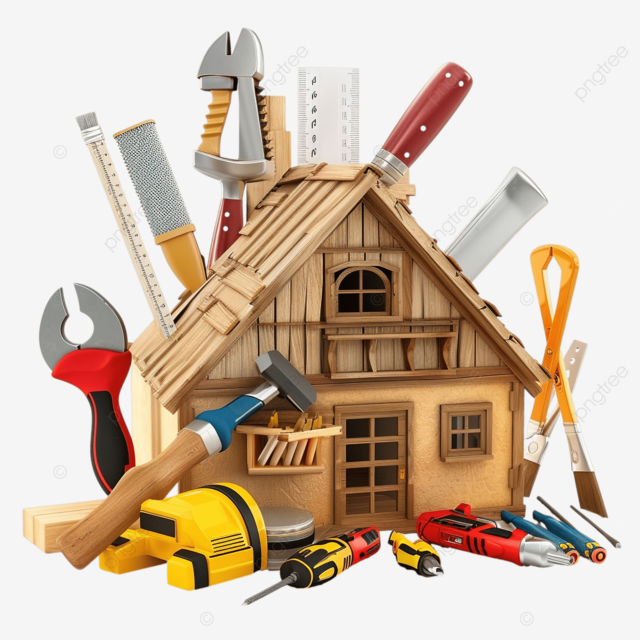 Work Tools House Construction And Remodeling, Tool, Renovation, Remodeling PNG Transparent Image and Clipart for Free Download