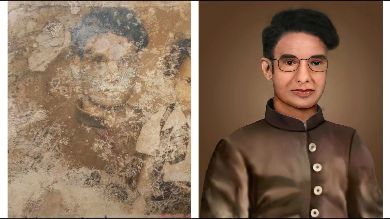 Old Photo Restore in Photoshop- Damaged photo repair- Image restoration-Photoshop tutorial