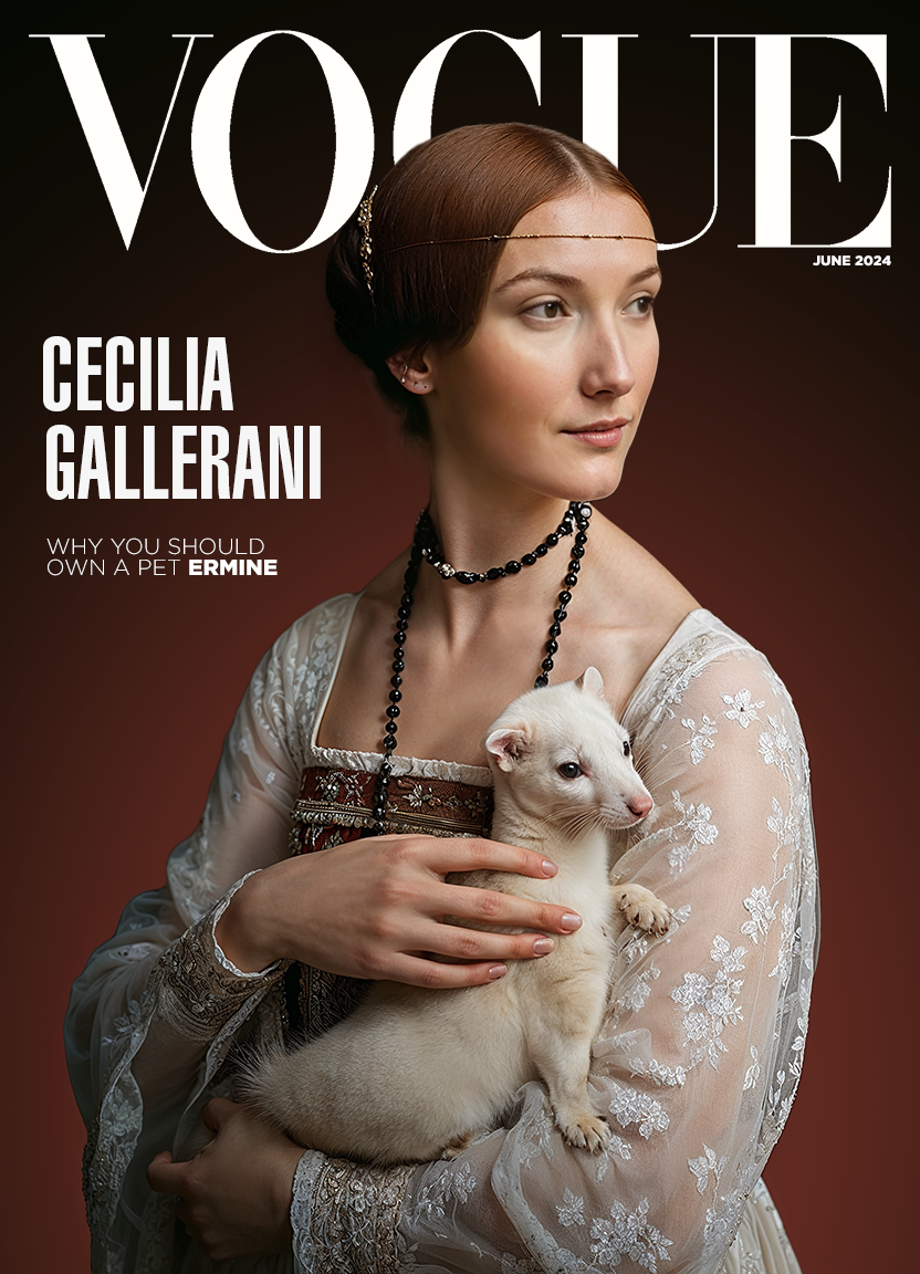 AI Vogue Cover – Lady With An Ermine