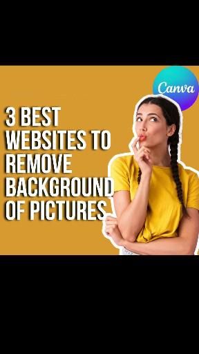 3 Best website to remove background of pictures online