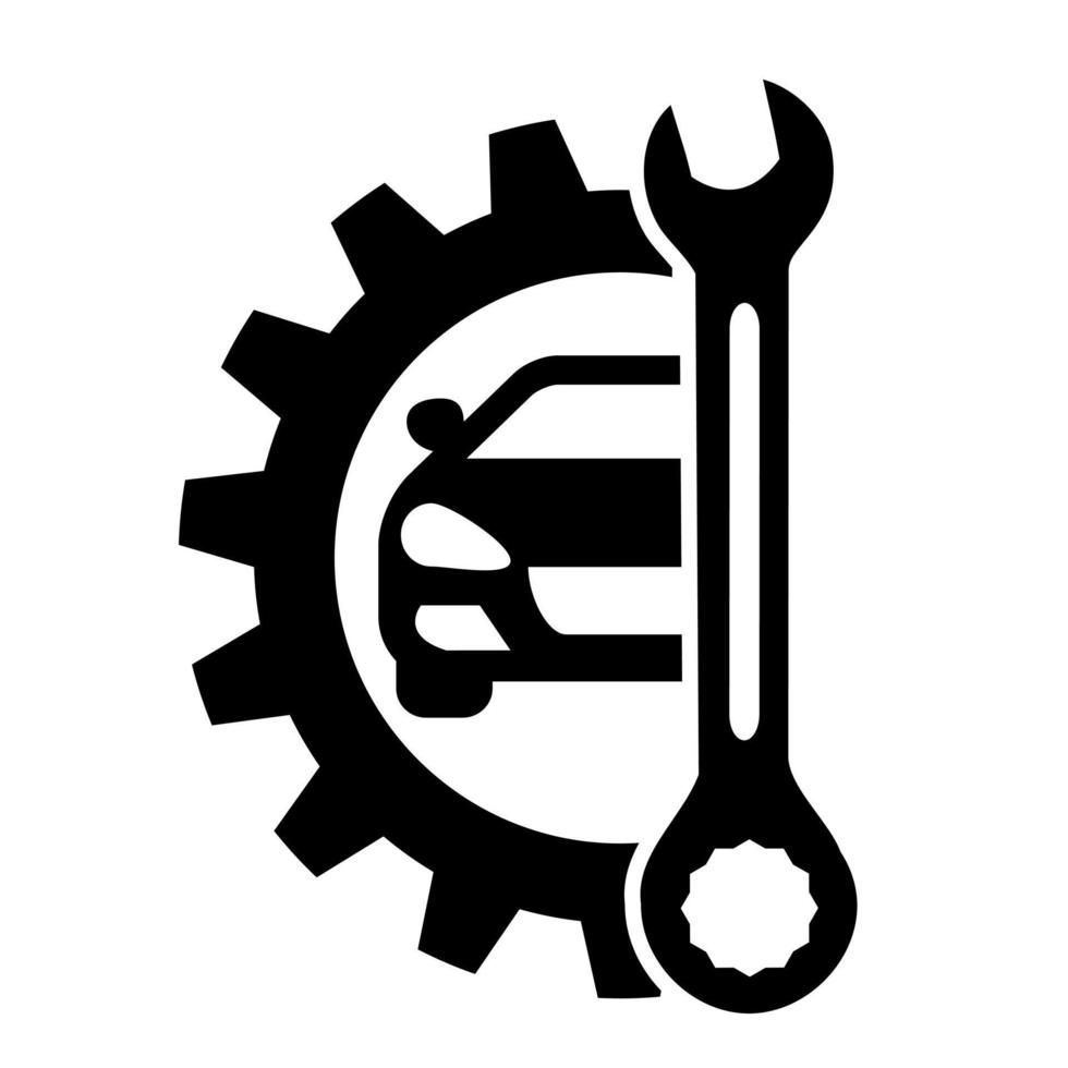 Auto Reparatur Symbol Vektor. Auto Reparatur Illustration unterzeichnen. Werkstatt Symbol oder Logo.