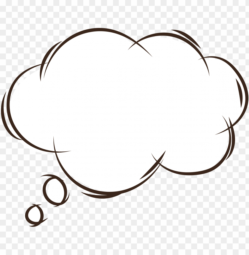 Cartoon Thought Bubble  Thinking Speech PNG Transparent With Clear Background ID 474657 | TopPNG