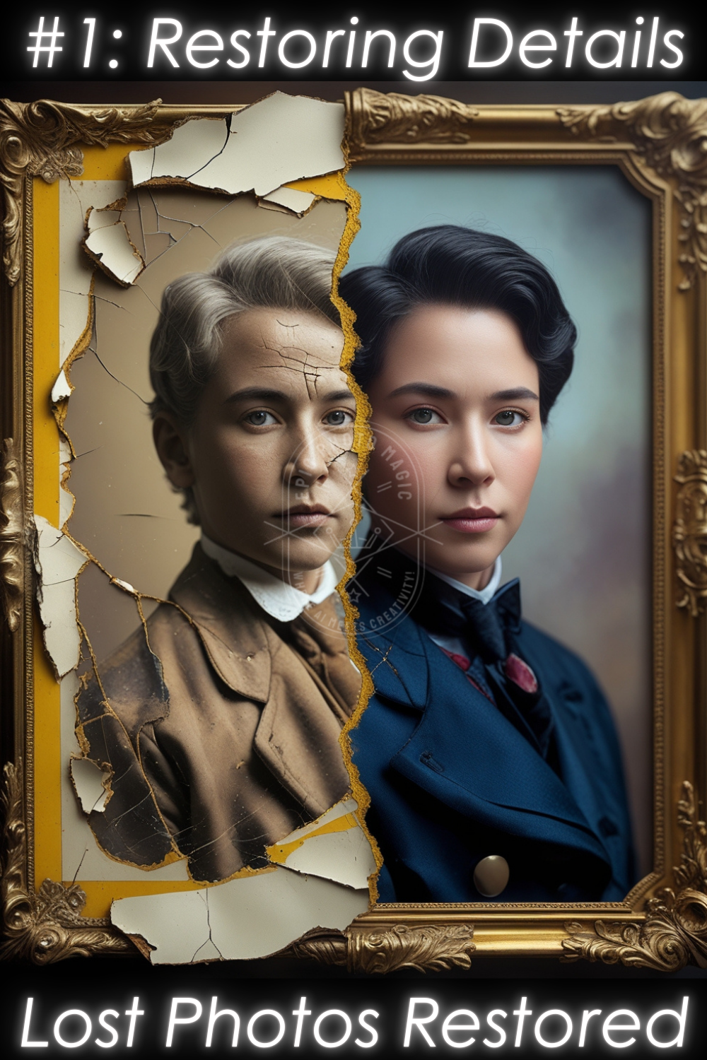 🔥 “AI Restores 20 Faded Photos! Unbelievable Before & After Transformations! 🖼✨”