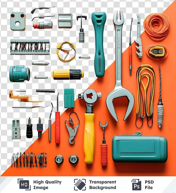 Download premium image of Tools Hardware on Transparent Psd