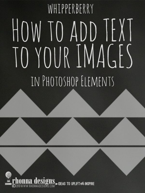 How to Add Text to an Image // ViDEO Tutorial