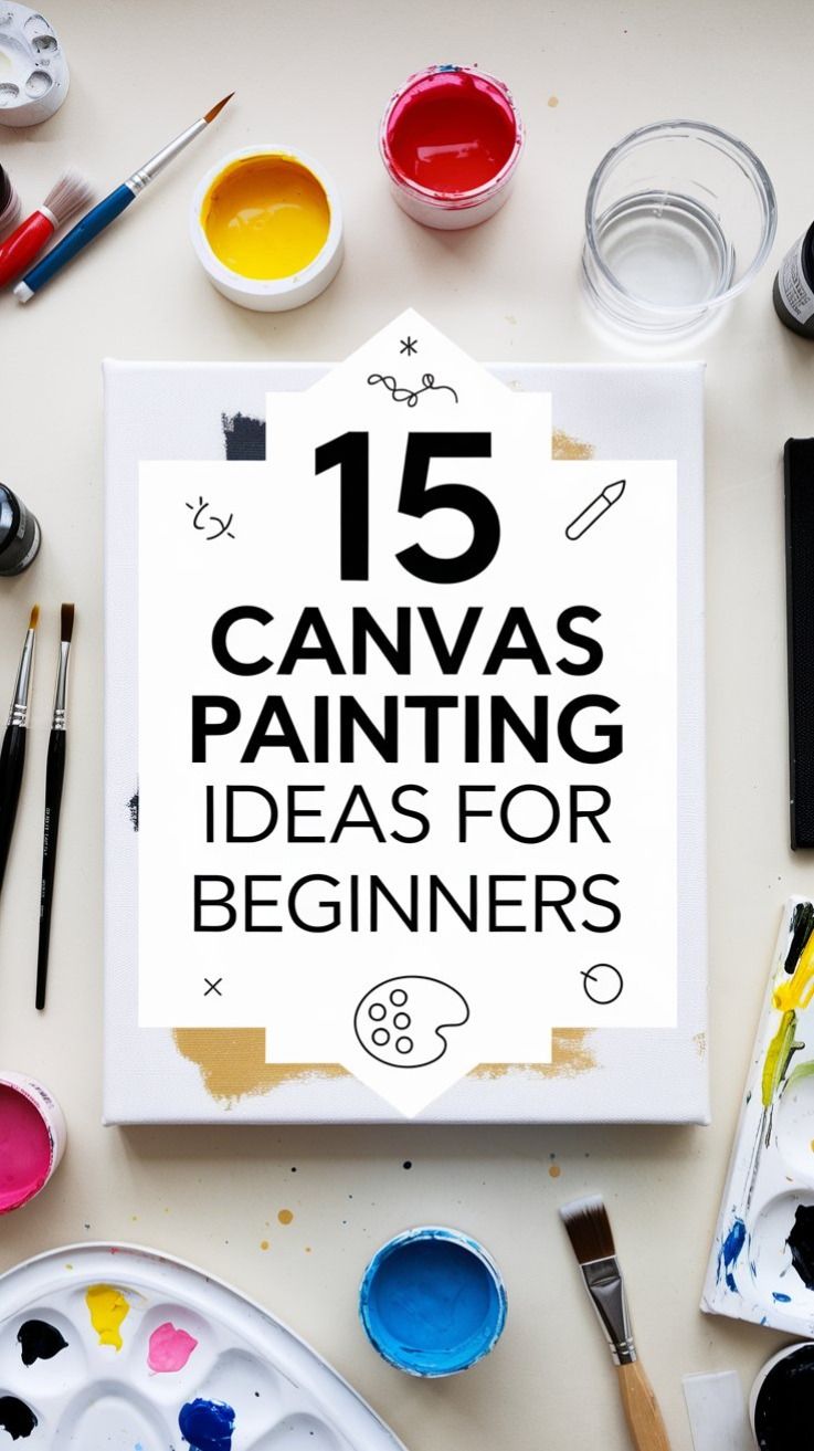 7 Canvas Painting Ideas for Beginners