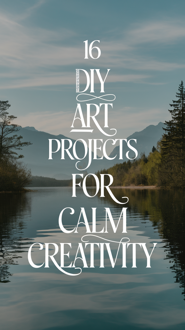 16 DIY Art Projects That Will Calm Your Mind and Spark Your Creativity!