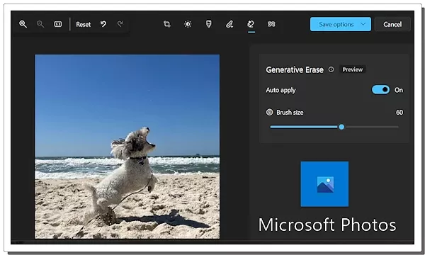How to Use Microsoft Photos Generative Eraser for Background Fill