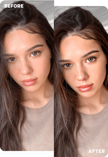 AI Portrait Retouch | Touch up Face Online with Imglarger