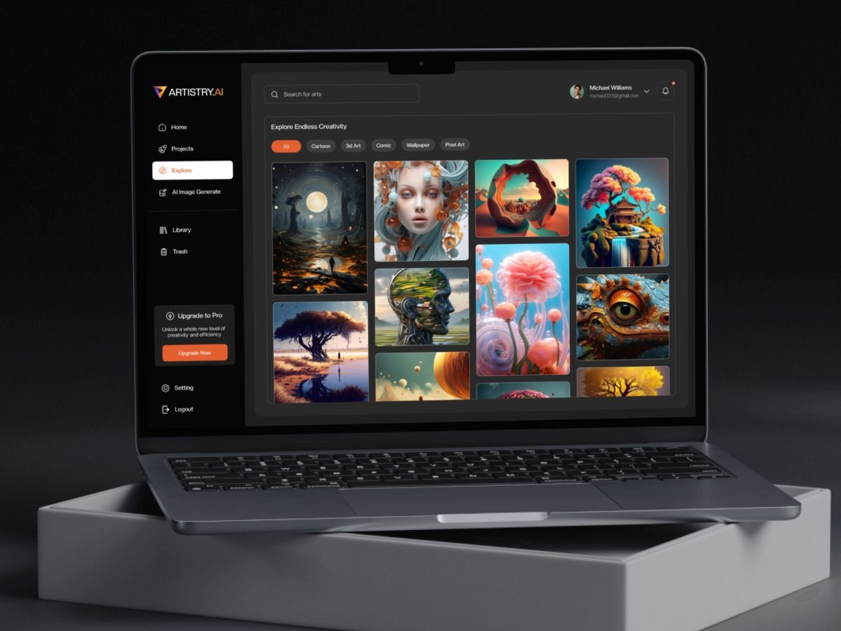 ARTISTRY – AI Image Generator