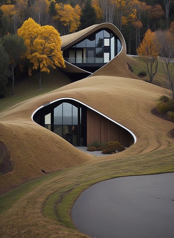 Unusual private home underground style