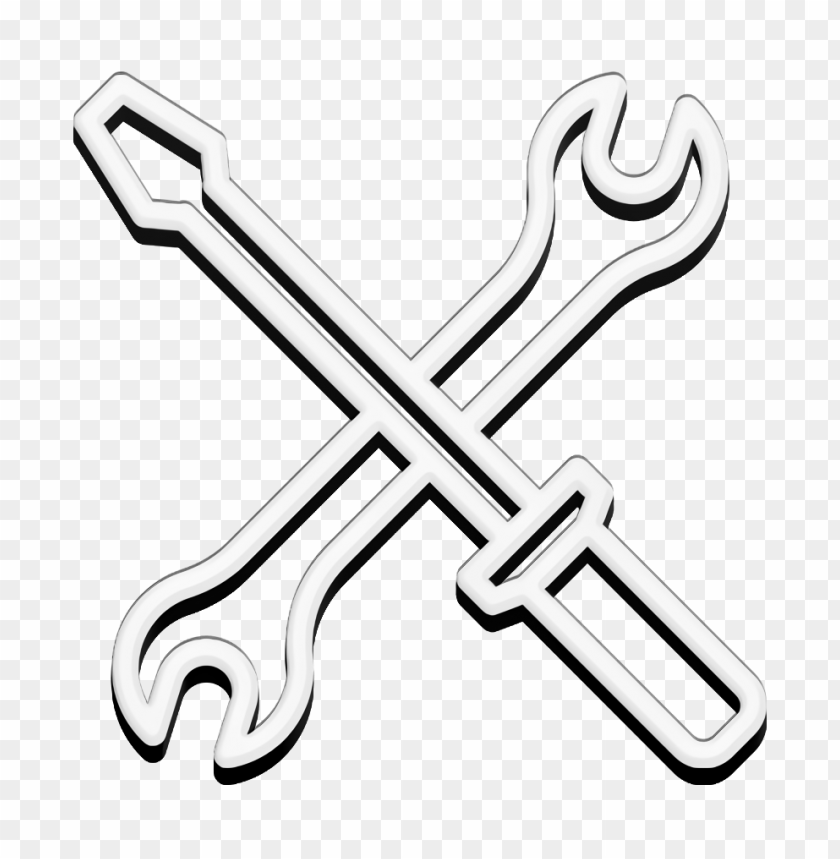 Tools White Icon Png Image With Transparent Background