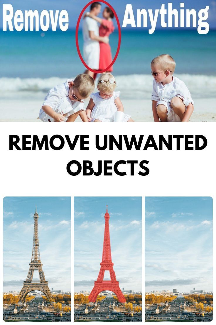 remove unwanted objects from photos using photopea