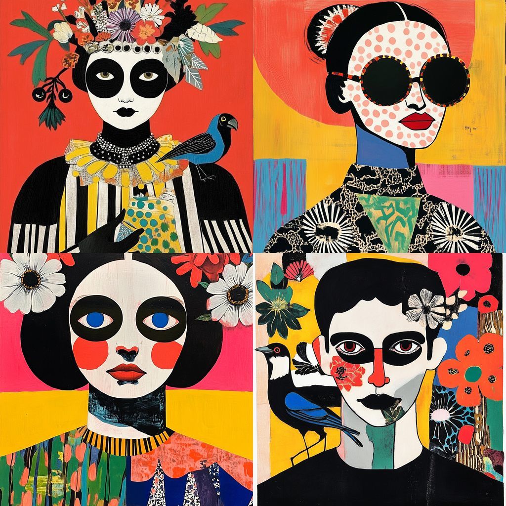 Vibrant Geometric Expressionism Midjourney style | Andrei Kovalev’s Midlibrary