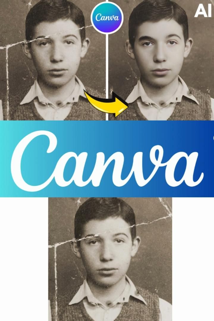 Restore Old Photos in Seconds! – Canva AI