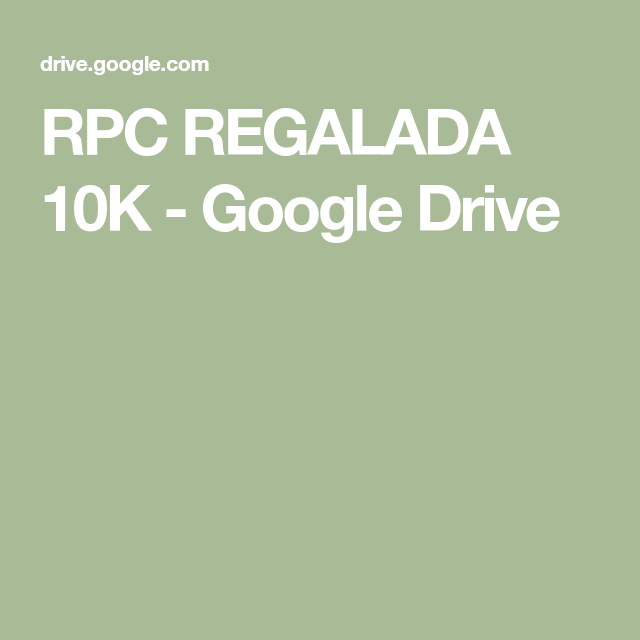 RPC REGALADA 10K