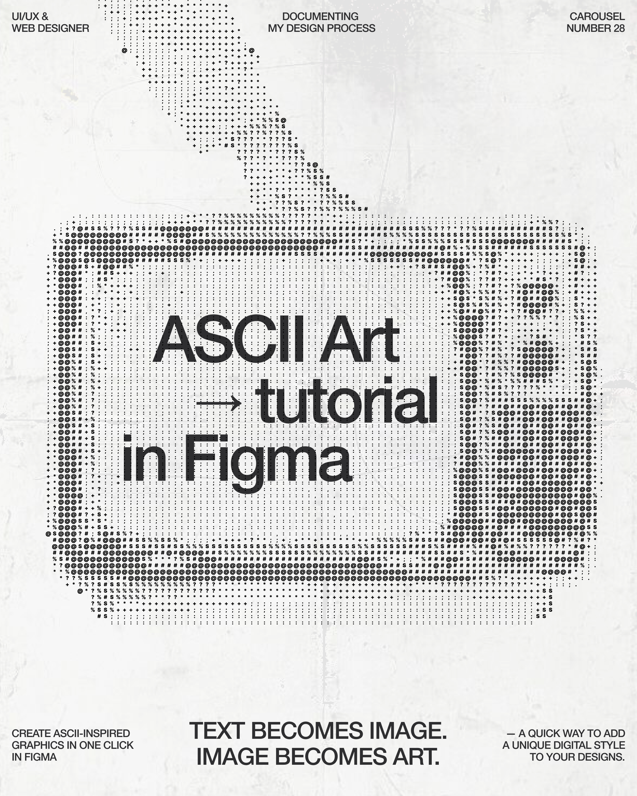 ASCII Art tutorial | UI/UX & Graphic design