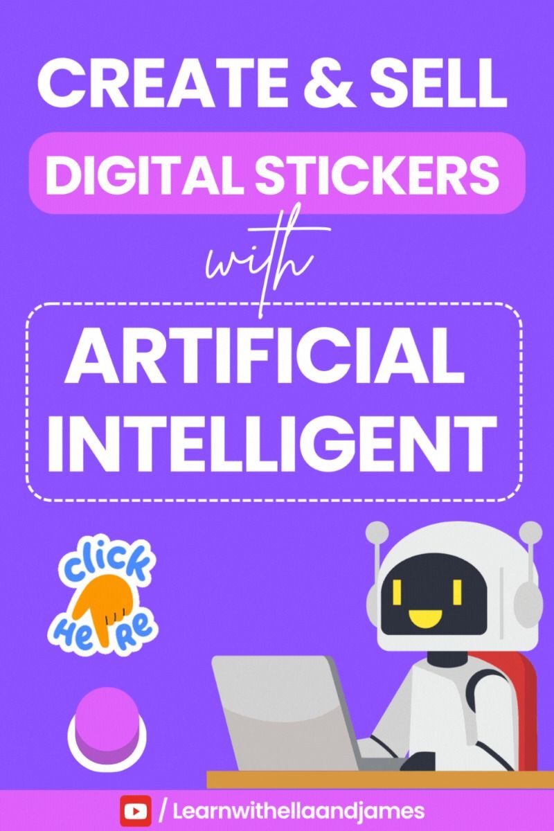 Learn how to Create Digital Stickers with AI | Digital Stickers Tutorial