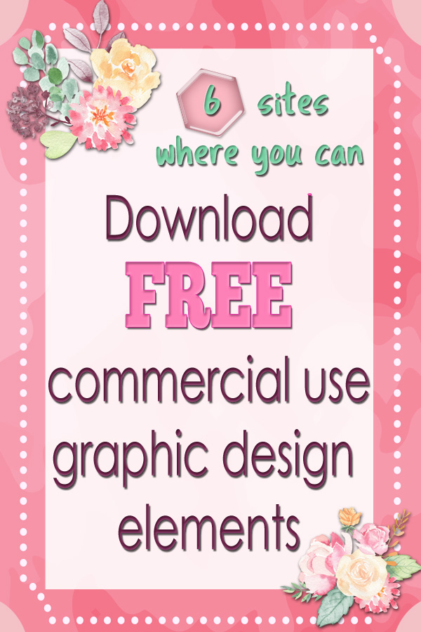 Free commercial use graphic design elements