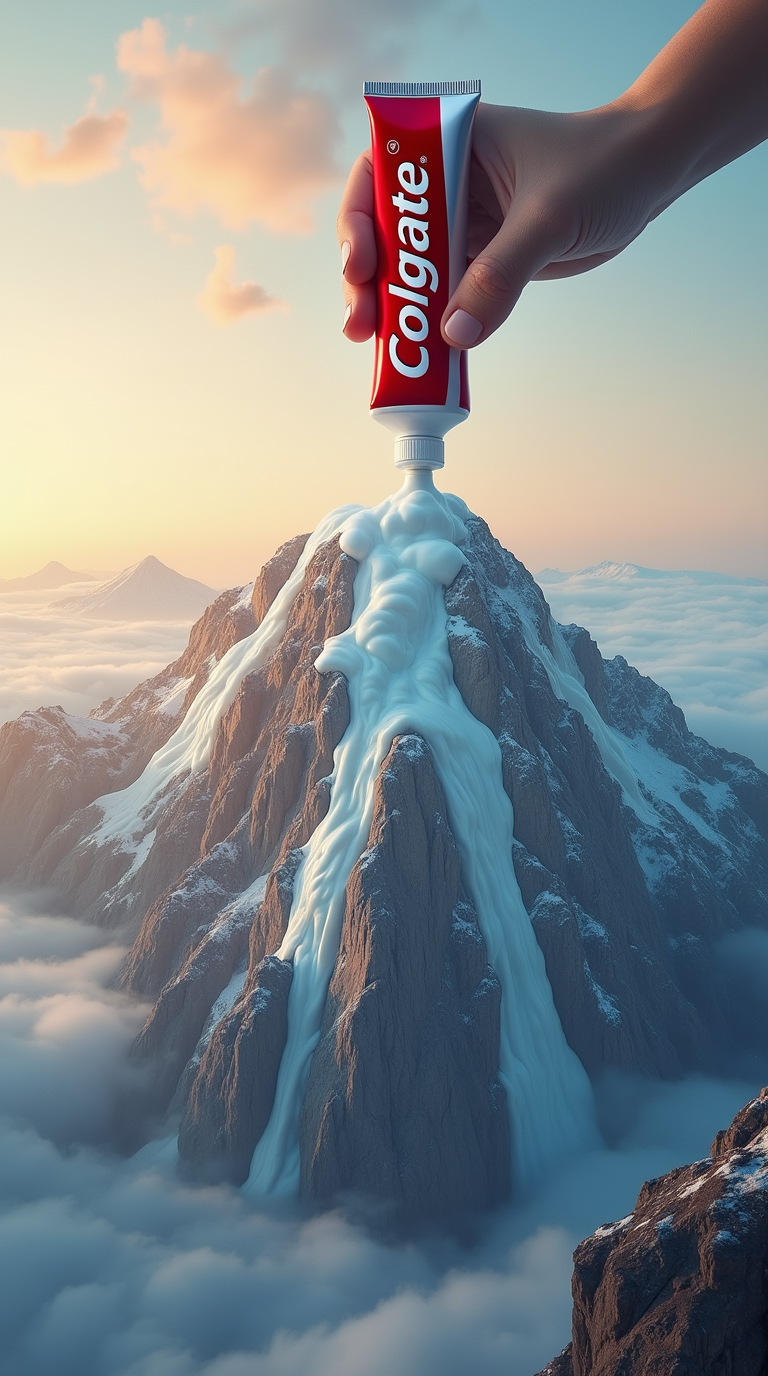 Colgate Mountain | Нейросетевой сюрреализм с WOW-эффектом