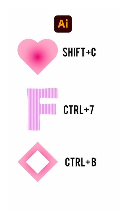 Magic Adobe Illustrator Shortcut Keys✨️#shorts #tutorial #fineart #adobeillustrator #shortcut