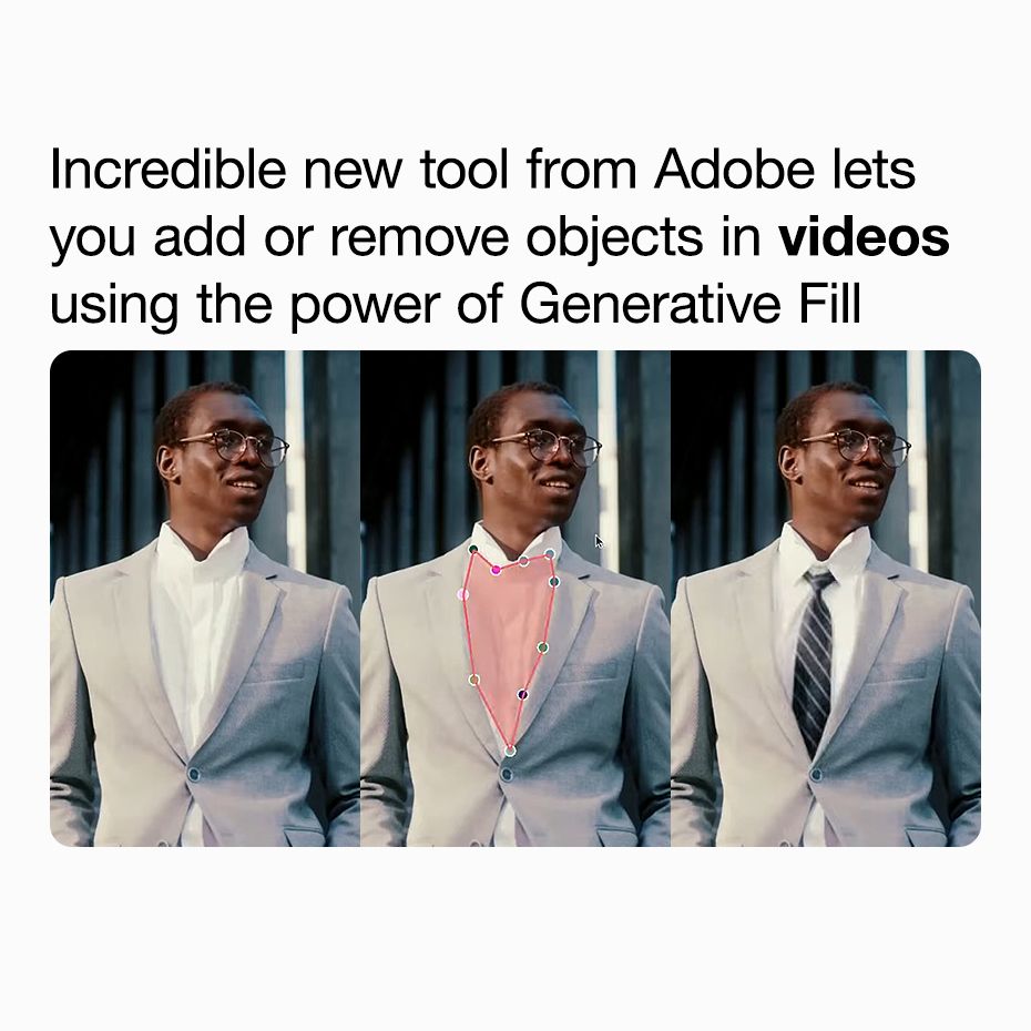 New Tool From Adobe Lets You Add Or Remove Objects In VIDEOS Using The Power Of Generative Fill