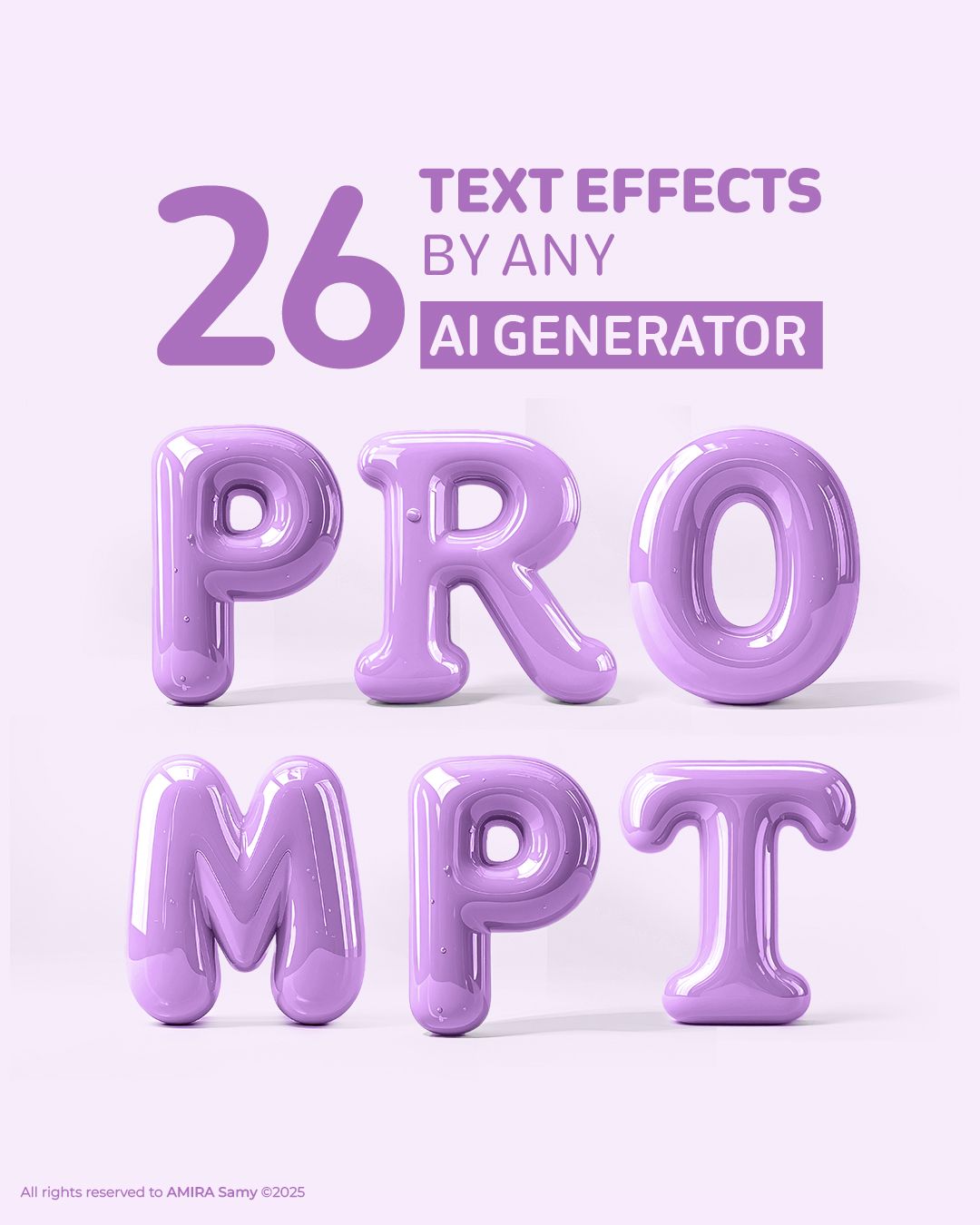 Text Effects Prompts by any AI Generator, creative prompts “ChatGPT,SORA,Midjourney”