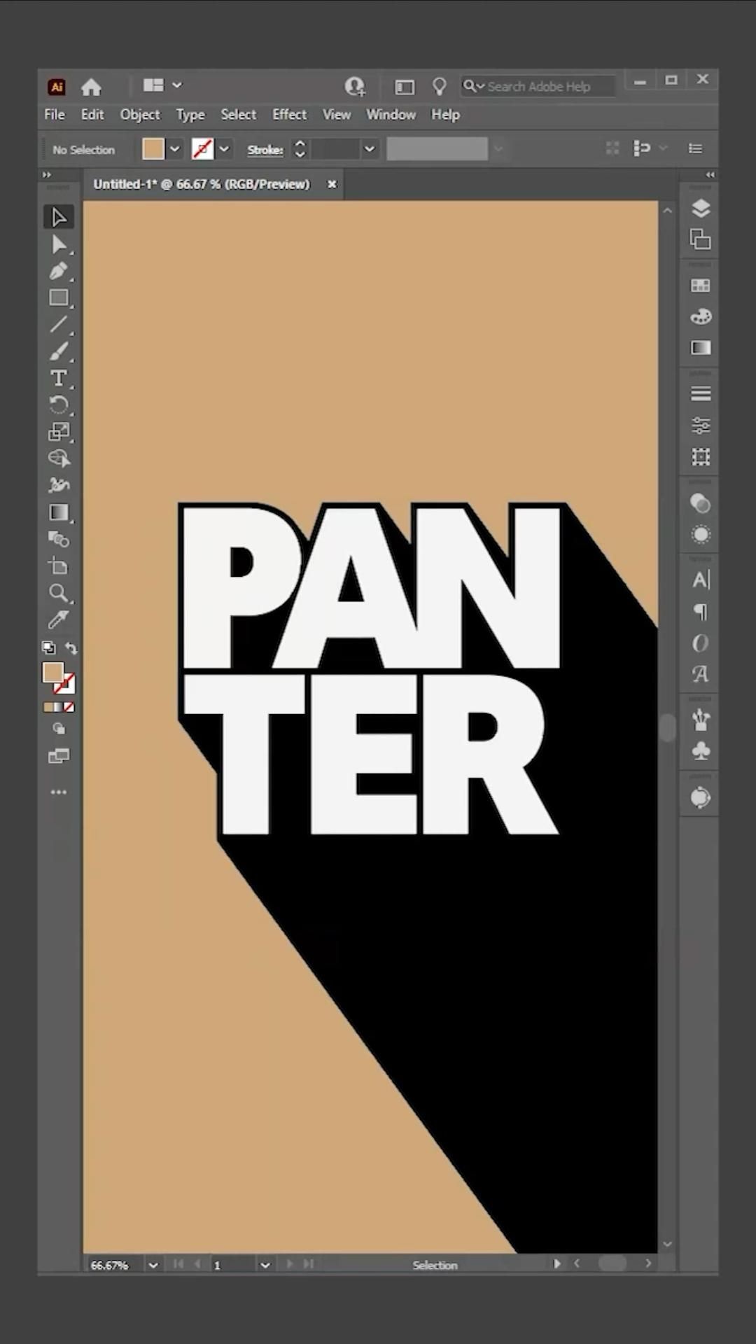 How to Add Text Shadows in Illustartor