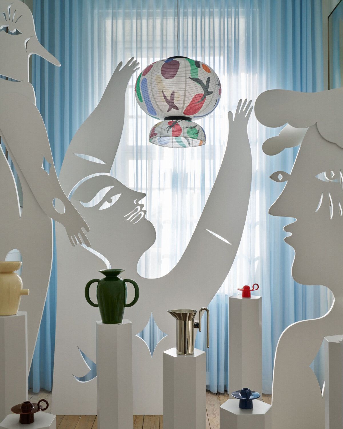 Formakami Pendant Lamp Dia 55cm x H 58cm /  21.6 x H 22.8-Multicolor