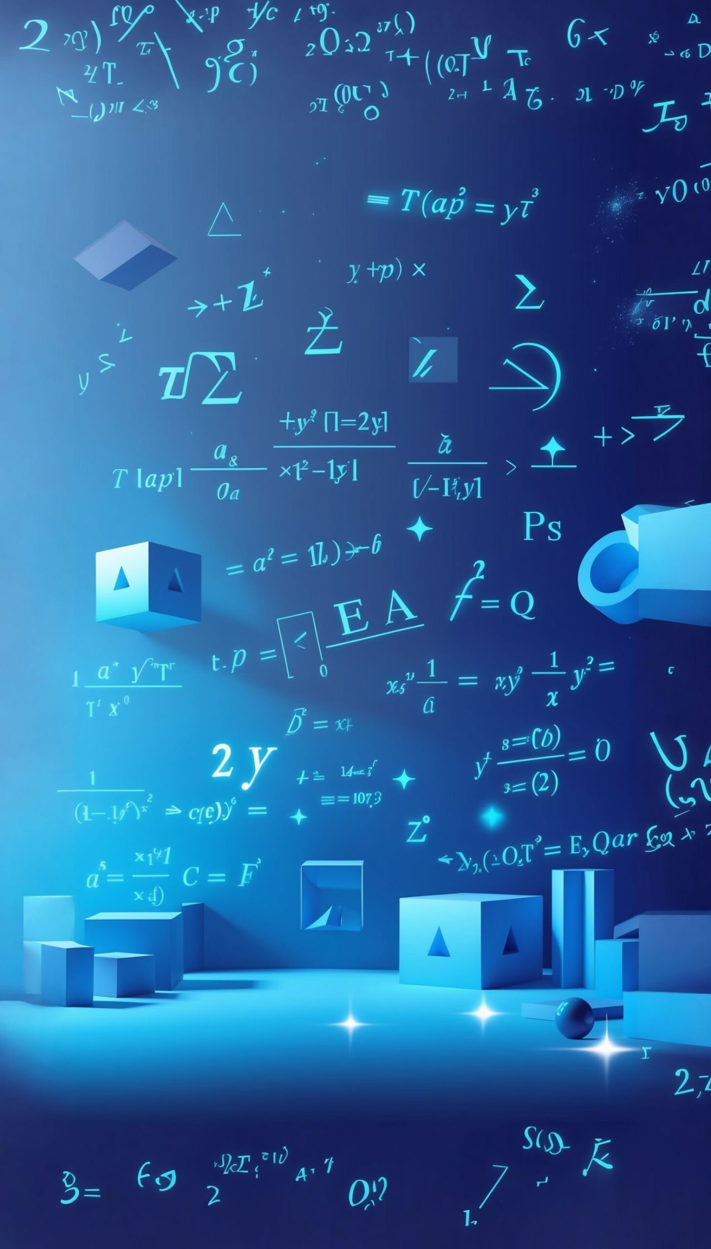 A highly engaging and vibrant bright blue background d 0