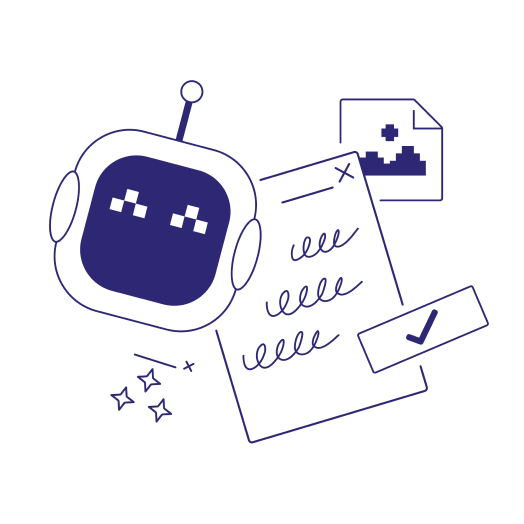 AI image generation with prompt vector illustration