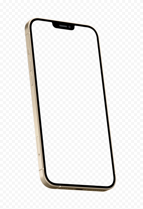 HD Gold iPhone 13 Pro Mockup PNG