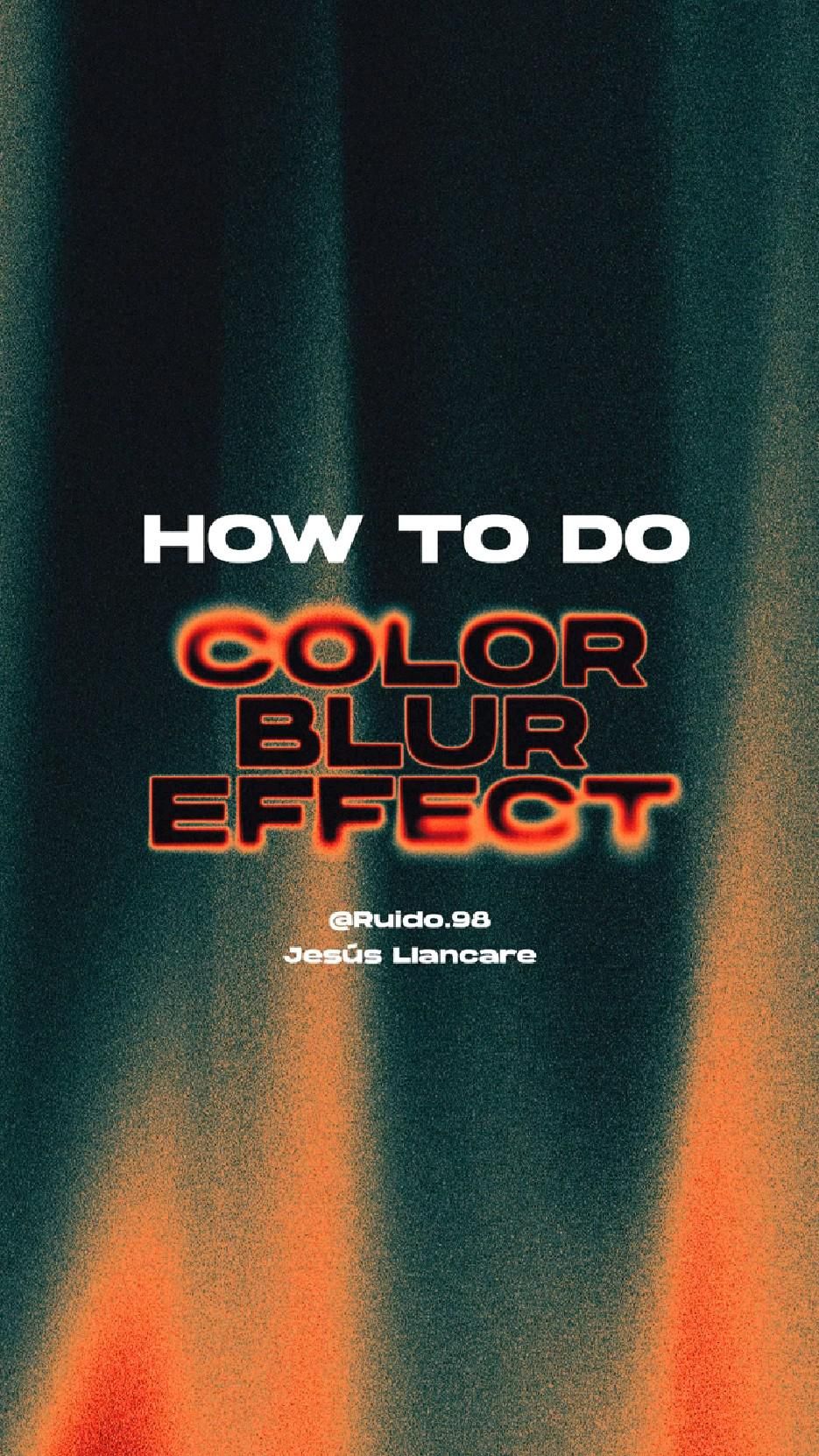 how to do blur color effect in illustrator